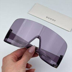 Gucci GG1631S 011 BRAND NEW Sunglasses Liliac Violet Shield Unisex